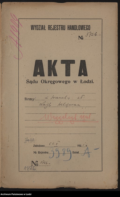 Obraz 2 z jednostki "Lajb Waldman „Wawel” – fabryka pończoch"