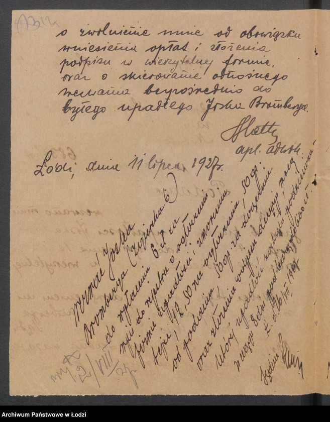 Obraz 16 z jednostki "Józef Bromberg – drobna sprzedaż skór"