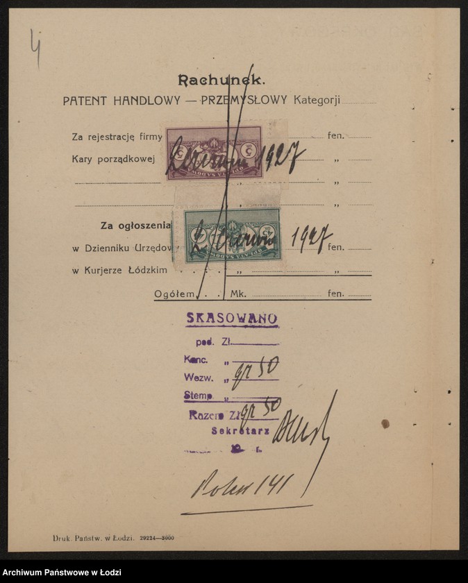 Obraz 6 z jednostki "Josek Frajdenrajch- drobna sprzedaż drzewa i desek"