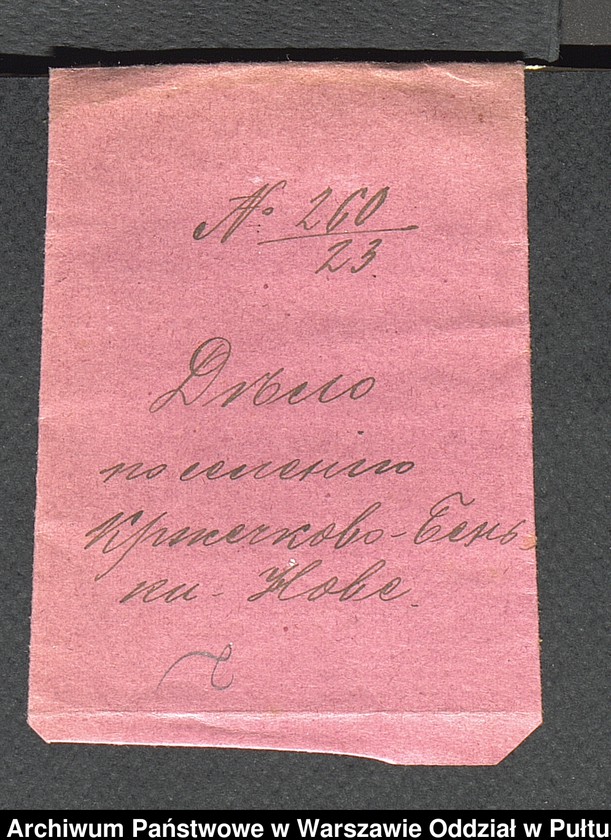 image.from.unit.number "O urządzaniu chłopów byłej rządowej wsi Krzeczkowo, Bieńki-Nowe, gm. Dmochy-Glinki, wchodzącej w skład prywatnej własności tejże nazwy podlegającej ziemianinowi Feliksowi Szepietewskiemu"