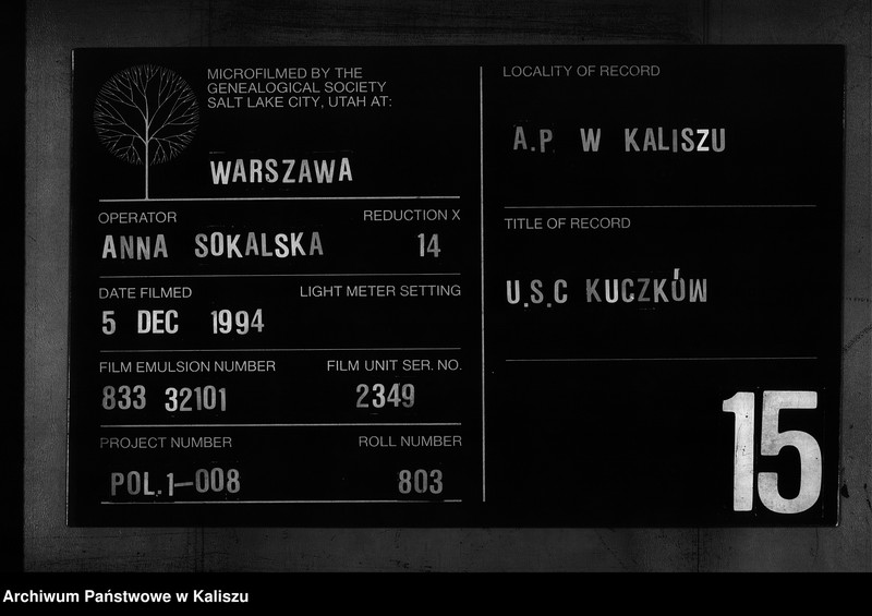 Obraz 1 z jednostki "[Księga małżeństw]"