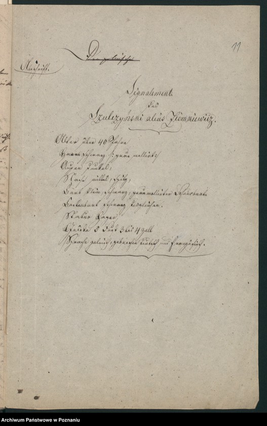 Obraz 15 z jednostki "A. betr. den polnischen Emigranten Leon Szulszyński alias Zienkowicz"