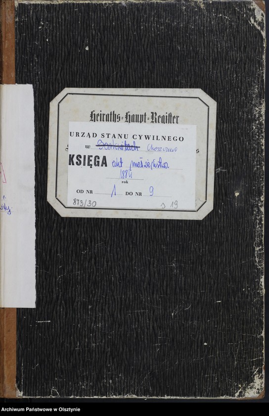 image.from.unit.number "Heiraths-Haupt-Register Nr 1 - 9"