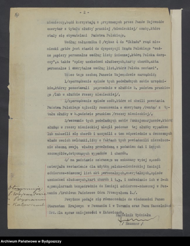 image.from.unit.number "Akta dotyczące układu z Niemcami w sprawie przekazywania akt [Układ polsko - niemiecki z dnia 22.12. 1926 r. o wydaniu akt]"