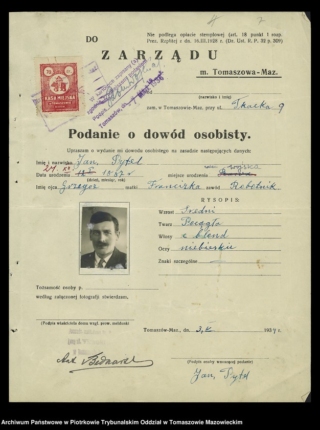 Obraz 10 z jednostki "Dowody osobiste"