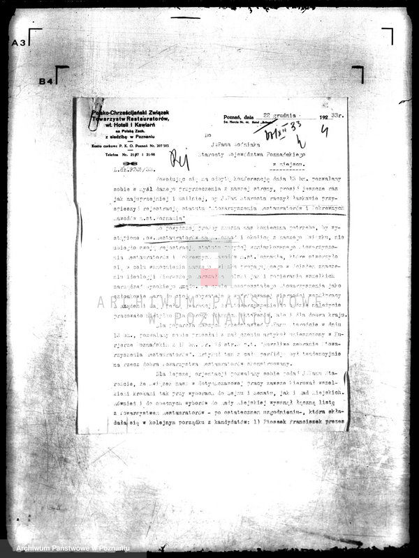 Obraz 8 z jednostki "/Stowarzyszenie Restauratorów i pokrewnych zawodów miasta stołecznego Poznania//"