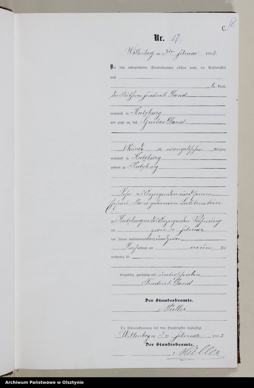 image.from.unit.number "Sterbe-Neben-Register Nr 1 - 154"