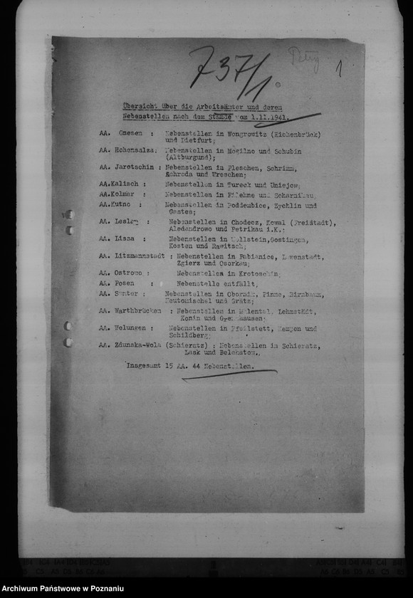 Obraz 5 z jednostki "Unterbringung der Arbeitsämter"