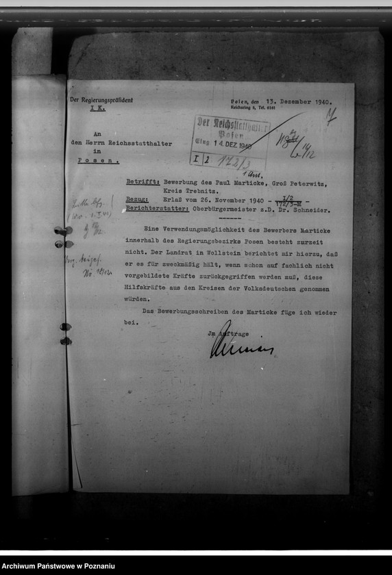 Obraz 12 z jednostki "Bewerbungen um Anstellung im öffentlichen Dienst"