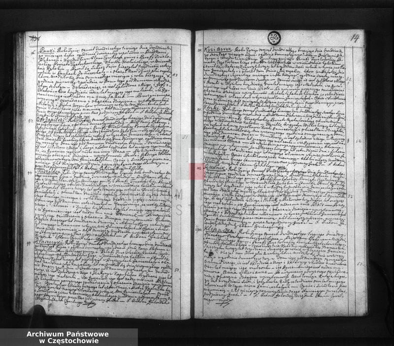 image.from.unit.number "Księga akt stanu cywilnego urodzenia, ślubów i zejścia Parafii Truskolasy, w powiecie częstochowskim, województwie kaliskim z roku 1823"