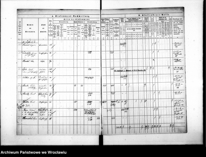 image.from.unit.number "Klassensteuerrolle nebst Eikommens - Nachweisung"