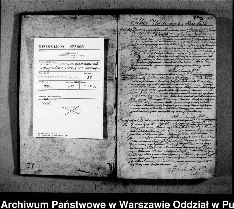 image.from.unit.number "Akta urodzeń, małżeństw i zgonów"