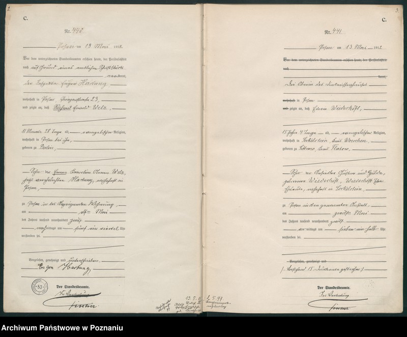 Obraz 4 z jednostki "Księga miejscowa zgonów tom II [Rejestr główny zgonów]"