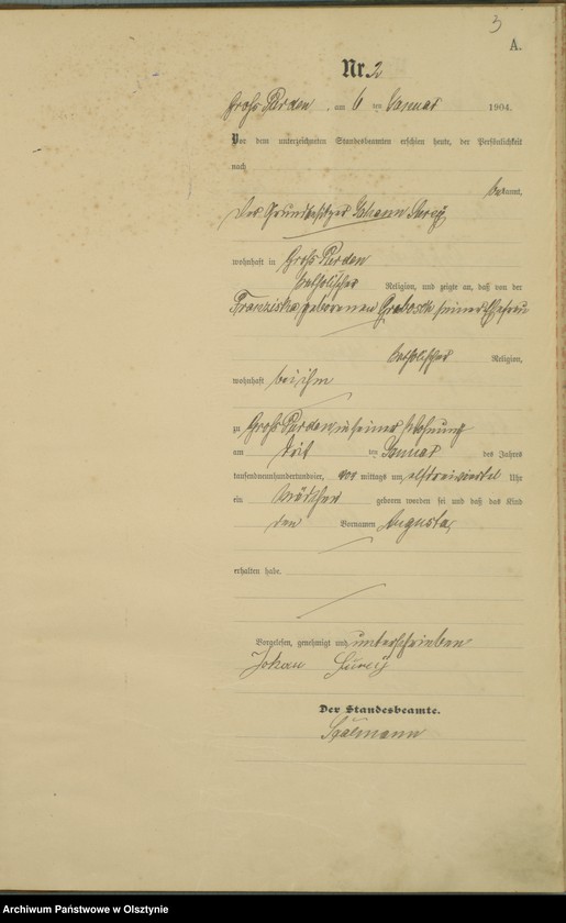 image.from.unit.number "Geburts-Haupt-Register Nr 1 - 65"