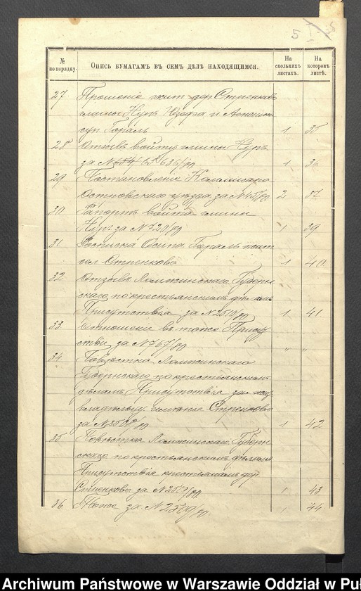 image.from.unit.number "O urządzaniu chłopów byłej rządowej wsi Strękowo, gm. Nur wchodzącej w skład prywatnej własności Obryte należące do Francowi Miecznikowskiemu"