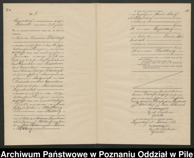 Obraz 8 z jednostki "Księga małżeństw"