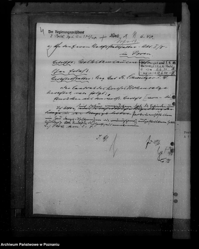 Obraz 8 z jednostki "Zarządzenia i korespondencja w sprawie zaświadczeń o pochodzeniu niemieckim"