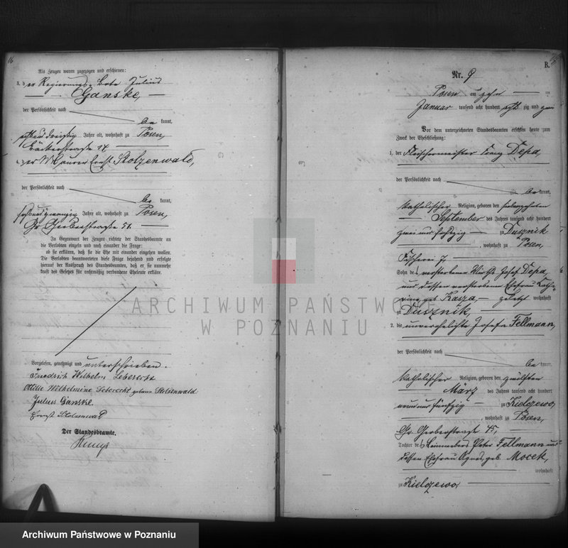 Obraz 10 z jednostki "Księga małżeństw t. I"