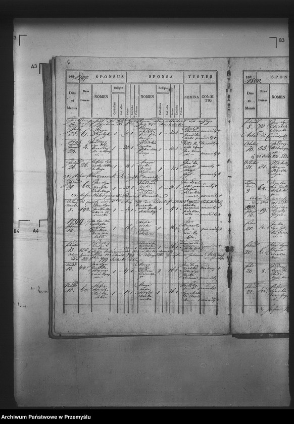 Obraz 10 z jednostki "[Kopie ksiąg metrykalnych parafii Zwór z filią Wola Błażowa (dekanat Podbuż)]"
