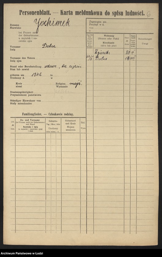 image.from.unit.number "[Spis ludności Łodzi] Joachimek - Joskoszek"