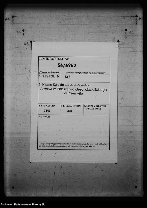 Obraz 2 z jednostki "[Kopie ksiąg metrykalnych parafii Chliple z filią Sadkowice (dekanat Mościska)]"