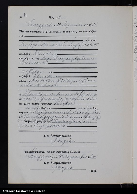 image.from.unit.number "Sterbe-Neben-Register Nr 1 - 16"
