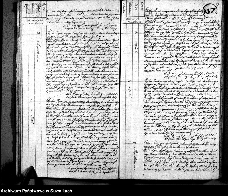 image.from.unit.number "Akta Urodzenia Urzędnika Stanu Cywilnego Gminy Metelskiey Powiatu Seyneńskiego Departamentu Łomżyńskiego od 1-go Maia Tysiąc osiemnastego dziesiątego Roku aż do 1-go Stycznia Roku Tysiąc osimset dwunastego"