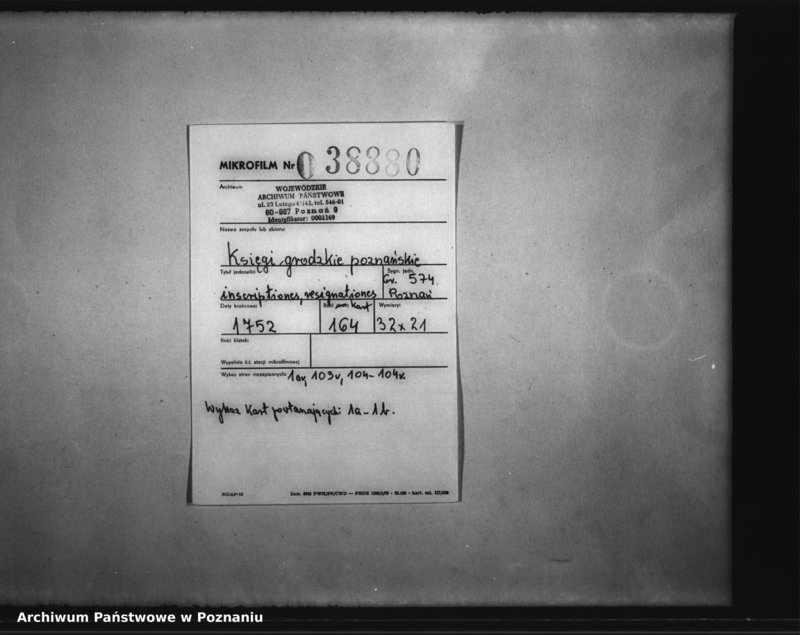 Obraz 2 z jednostki "Inscriptiones, resignationes [protocollon]"