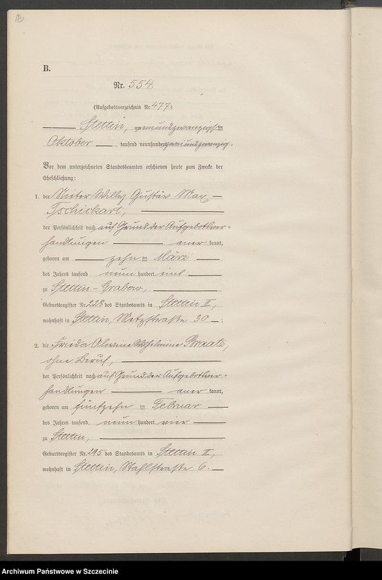 image.from.unit.number "Heiratsregister"