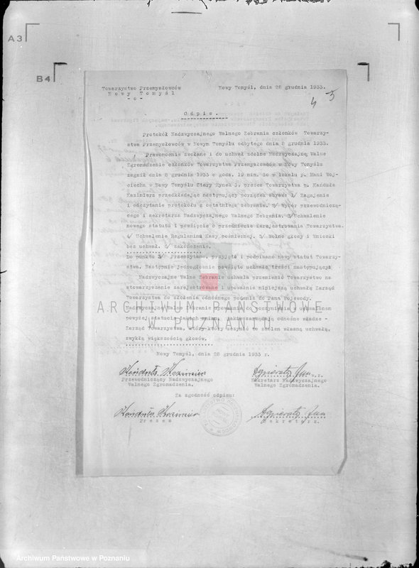 Obraz 8 z jednostki "/Towarzystwo Przemysłowców w Nowym Tomyślu/"