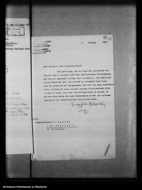 image.from.unit.number "Preussisch Holland, Oberländischer Geschichtsverein"
