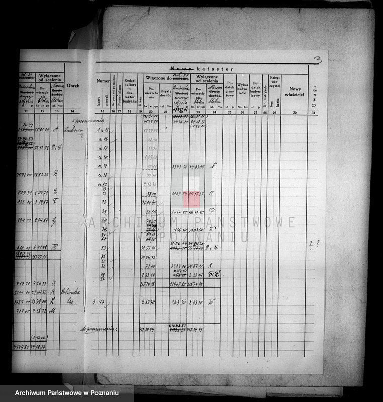 Obraz 7 z jednostki "Wykaz parcel katastralnych i powierzchni objętych przymusowym wykupem art.. 21"