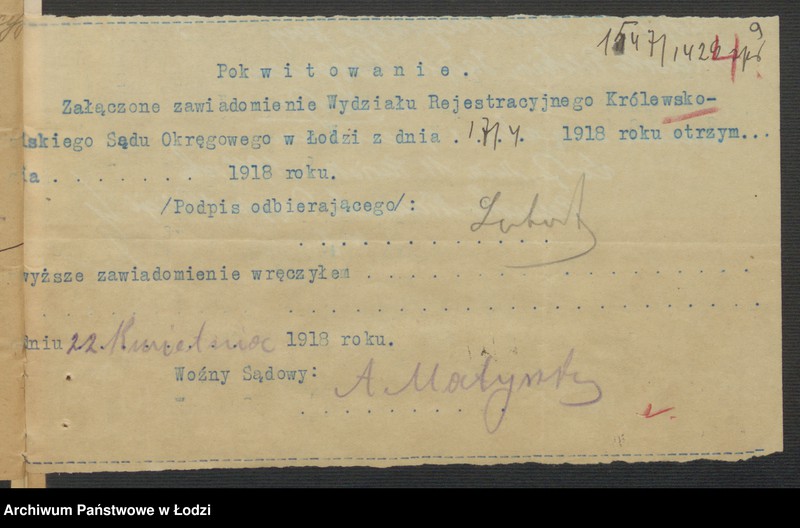 Obraz 11 z jednostki "Abram Icek Zeibert - sprzedaż towarów manufakturowych"