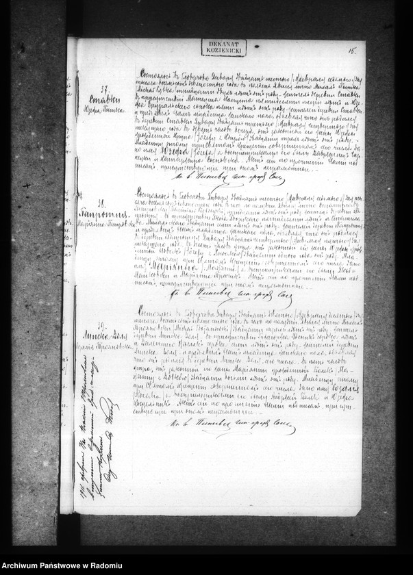 image.from.unit.number "[Duplikat akt urodzonych, zaślubionych i zmarłych parafii Głowaczów za 1890 r.]"