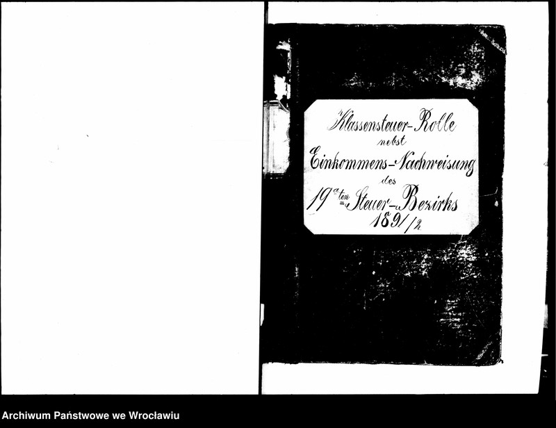 image.from.unit.number "Klassensteuerolle nebst Einkommens Nachweisung"