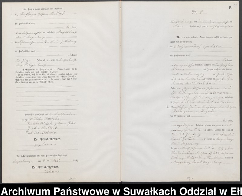 image.from.unit.number "Heiraths-Neben-Register des Preussischen Standes-Amtes Angerburg Kreis Angerburg"