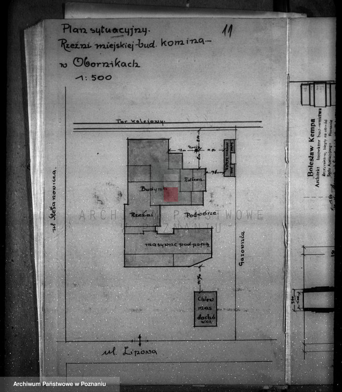 Obraz 15 z jednostki "Zatwierdzenie Rzeźni Miejskiej w Obornikach"