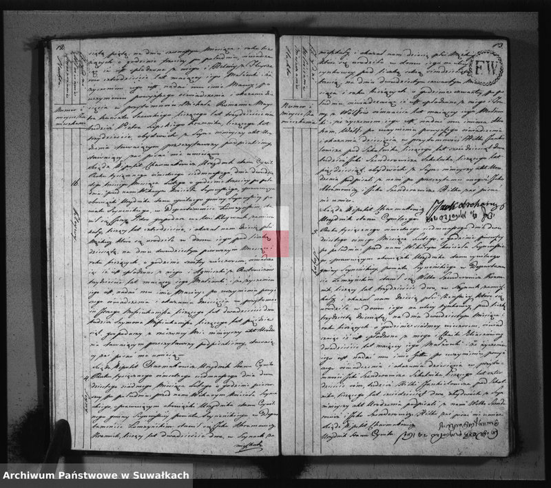 image.from.unit.number "Akta urodzonych stanu cywilnego gminy seyneńskiey od 1-go stycznia 1817 roku."