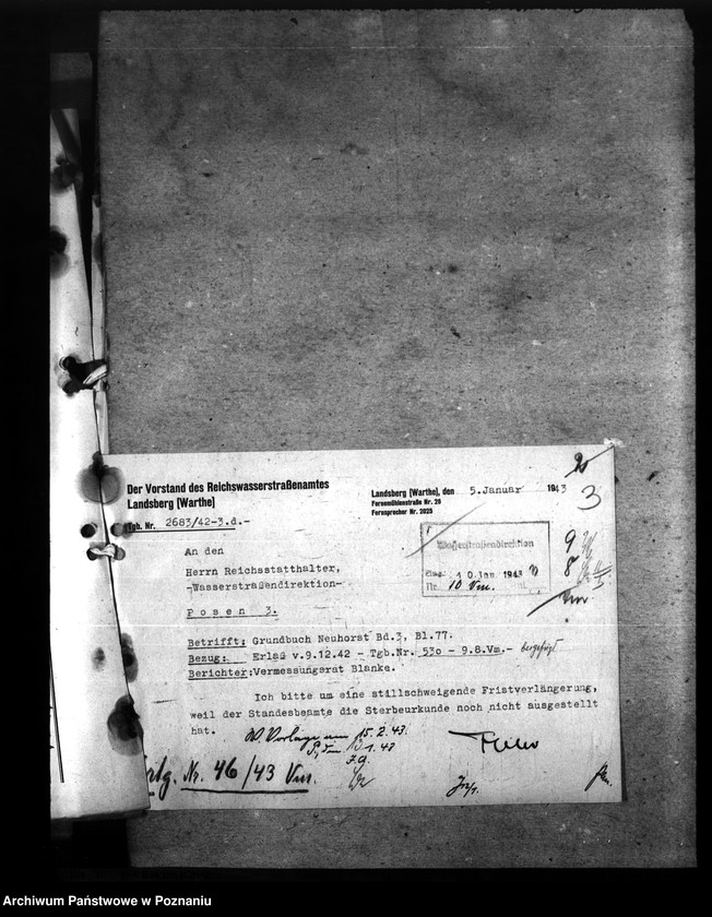 Obraz 8 z jednostki "Przejmowanie gruntów przez Dyrekcję Dróg Wodnych"