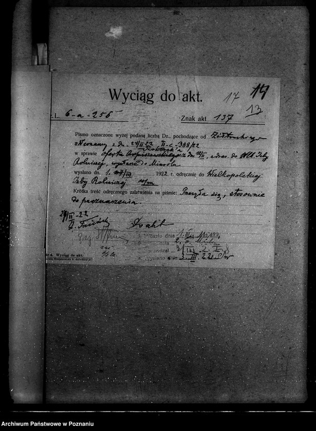 image.from.unit.number "Sprawy szczegółowo-- administracyjne Pisma niewłaściwie skierowane"