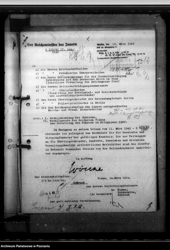 Obraz 18 z jednostki "Ablieferung der Denkmäler zur Verstärkung der Metallreserve. Altpapiergewinnung."