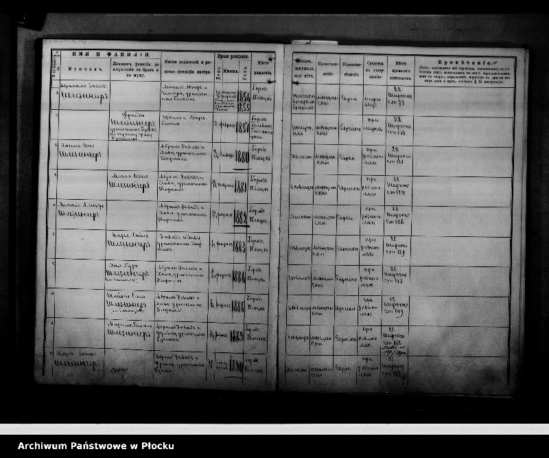 Obraz 16 z jednostki "[Księga zamknięta ludności stałej miasta Płocka - ul. Stary Rynek nr 29]"