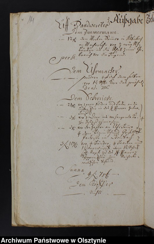 image.from.unit.number "Jahr Rechnung der Silberbachschen Kirchen"