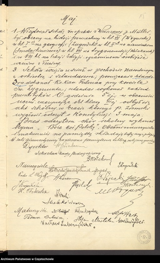 image.from.collection.number "Obchody uchwalenia Konstytucji 3 Maja w zasobie Archiwum Państwowego w Częstochowie111"