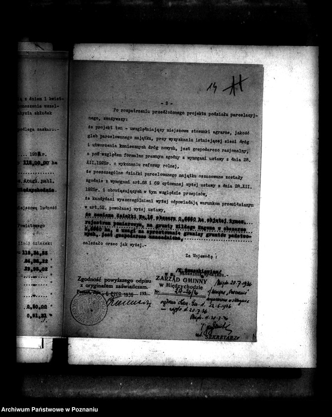 Obraz 19 z jednostki "Operat szacunkowy parcelowanego majątku Gorzycko-Stare powiatu międzychodzkiego"