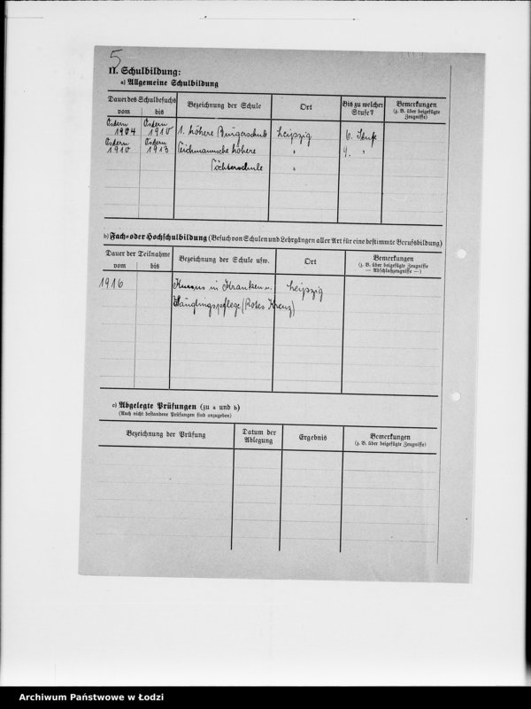 Obraz 10 z jednostki "Ausgeschiedene Angestellte F-G [Akta personalne]"