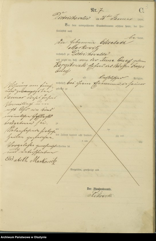 image.from.unit.number "Sterbe-Haupt-Register Nr 3 - 4 i 7 - 50"