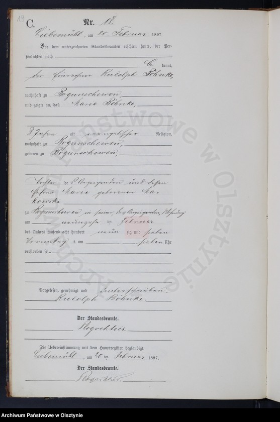 image.from.unit.number "Sterbe-Neben-Register Nr 1 - 98"