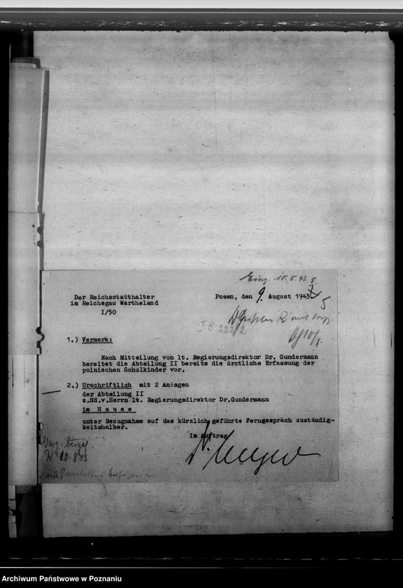 Obraz 9 z jednostki "Ärztliche Erfassung der polnischen Schulkinder"
