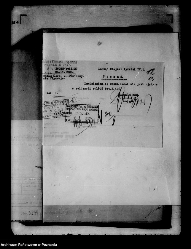 Obraz 17 z jednostki "Karol Rossa /sprawa obywatelstwa/"